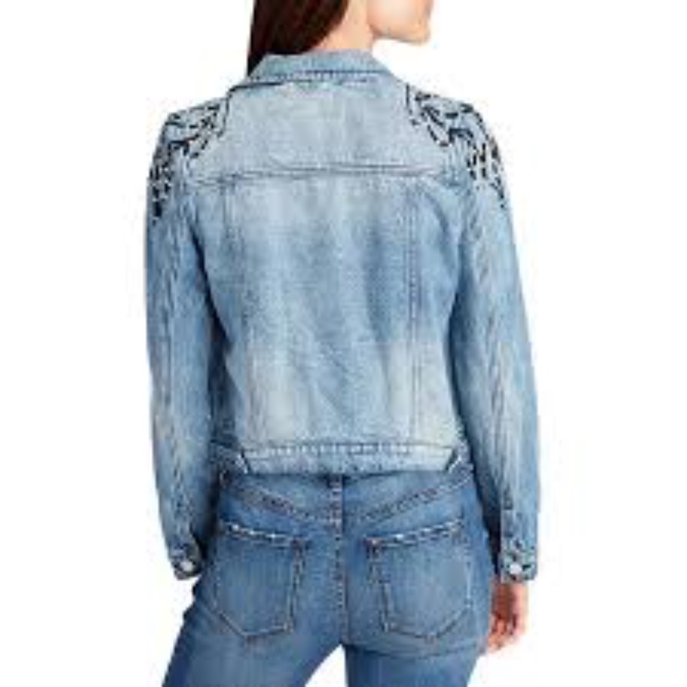 William Rast Interlock Core Denim Jacket XS - Picture 2 of 3